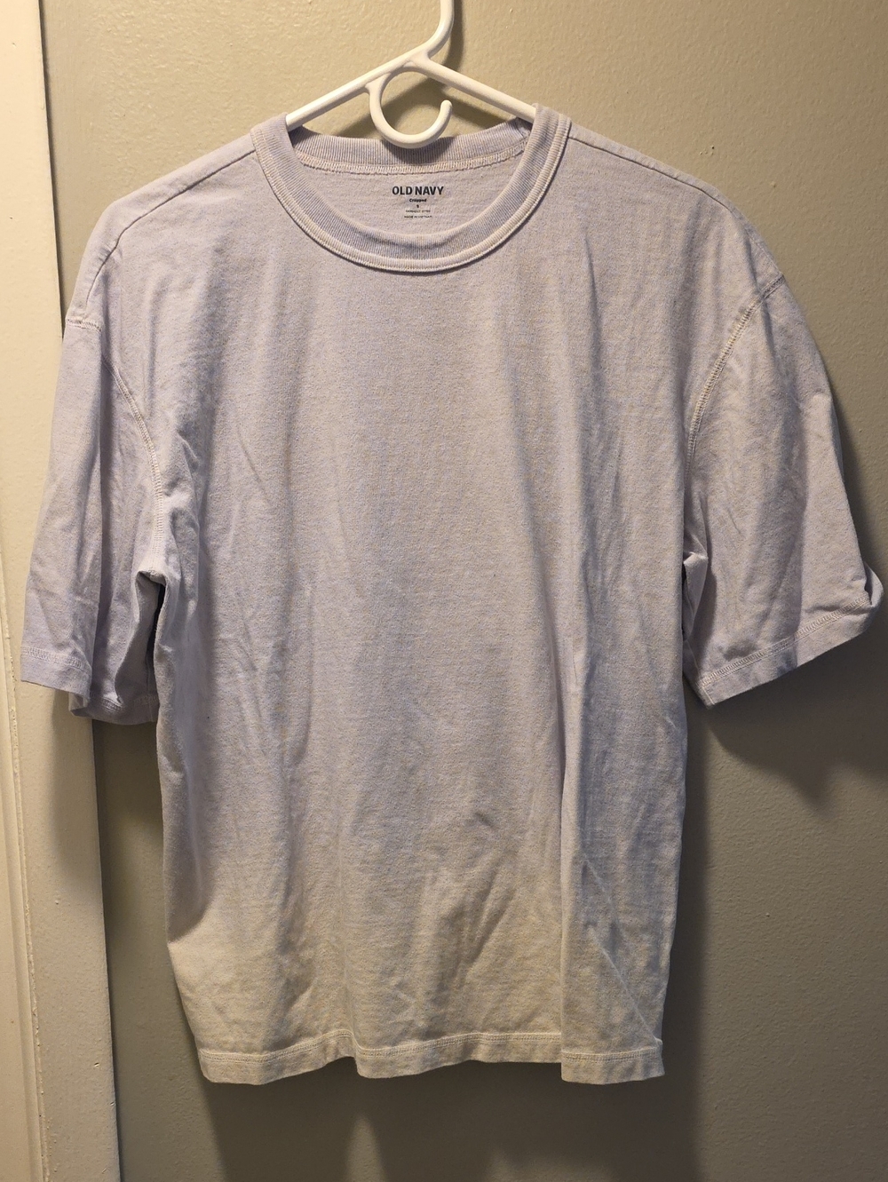 Old Navy Light Purple Ombre Short Sleeve Crew Tee